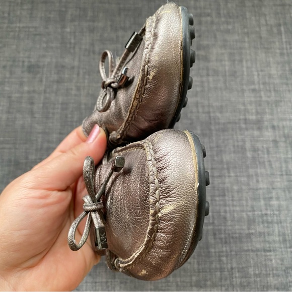 Michael Kors Sutton Metallic Moccasin Loafers Flats - Picture 9 of 10